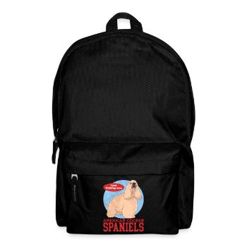 American Cocker Spaniel Owner Gifts - Backpack - black - Front