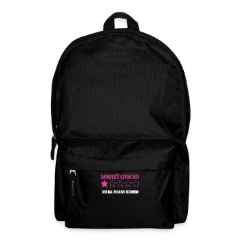 Brustkrebs Bewertung - Rucksack - Schwarz - Vorne