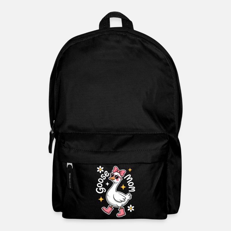 Gans Spruch Mama Gänse Lustiges Gans Geschenk - Rucksack - Schwarz