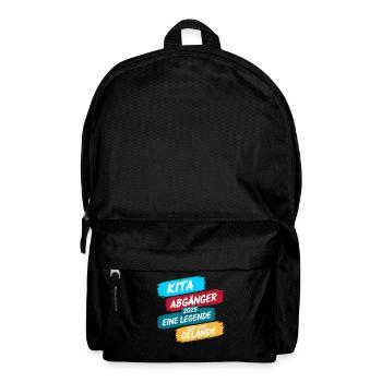 Sortants de la garderie 2025 Inscription scolaire Écolier - Sac à dos - noir - Devant