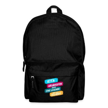 Sortie de la garderie 2025 Inscription scolaire Écolier - Sac à dos - noir - Devant