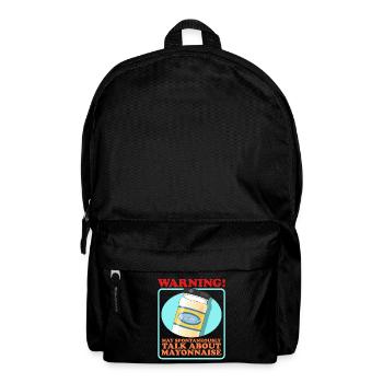 Mayonnaise Mayo Gifts - Backpack - black - Front