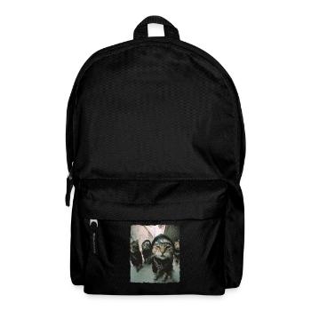 Gangster Cats Streetwear Cool Cat Motif - Sac à dos - noir - Devant