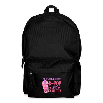 K-Pop Bubble Tea Korea Birthday Christmas Idea - Backpack - black - Front