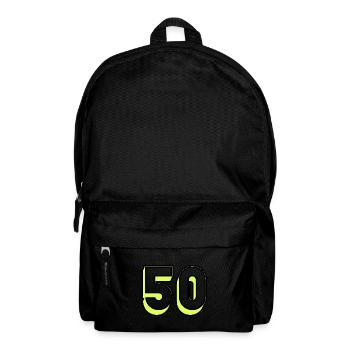 50 JAHRE. 50-jähriges Jubiläum. GEBURTSTAG 50 JAHRE. 50 - Rucksack - Schwarz - Vorne