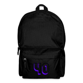 40. 40 JAHRE. 40-jähriges Jubiläum. GEBURTSTAG 40 JAHRE. - Rucksack - Schwarz - Vorne