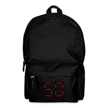 50. 50 JAHRE. 50-jähriges Jubiläum. GEBURTSTAG 50 JAHRE. - Rucksack - Schwarz - Vorne