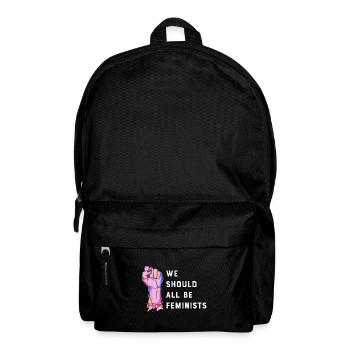 Wir sollten alle Feministinnen sein - Rucksack - Schwarz - Vorne