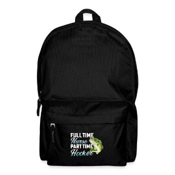 Full Time Nurse Part Time Hook - Backpack - black - Front