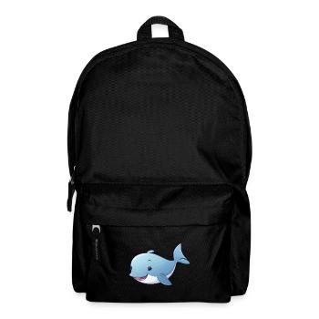 Baby sperm whale - Backpack - black - Front