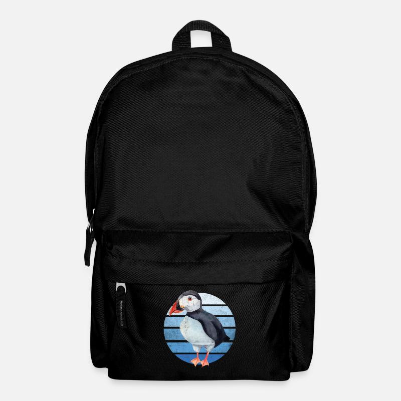 Papageitaucher Puffin Papagei Lunde Vogel Geschenk - Rucksack - Schwarz