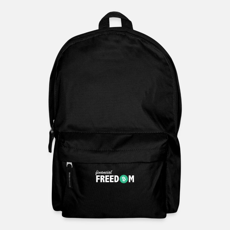 Bitcoin Cash BCH Financial Freedom Crypto - Backpack - black