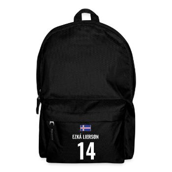 Fußball Sauf Trikot Island Mallorca Party Gruppen - Rucksack - Schwarz - Vorne
