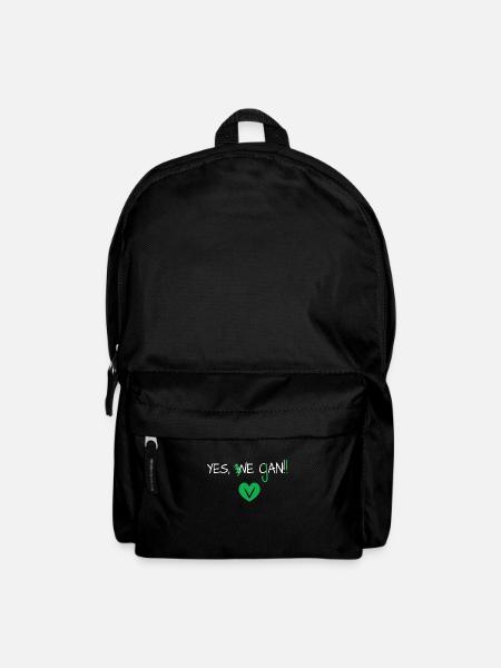 Yes We Can Vegans Vegan Animal Lover Animal - Backpack - black