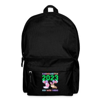 Kindergarten 2023 Süße Tiere Mädchen Jungen Kita - Rucksack - Schwarz - Vorne