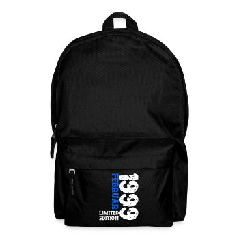 1999 Février Édition Limitée Anniversaire Homme Femme - Sac à dos - noir - Devant