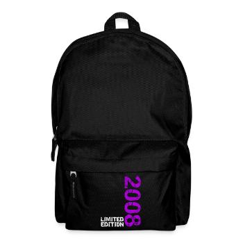 2008 Édition Limitée Anniversaire Cadeau Femme Mari - Sac à dos - noir - Devant