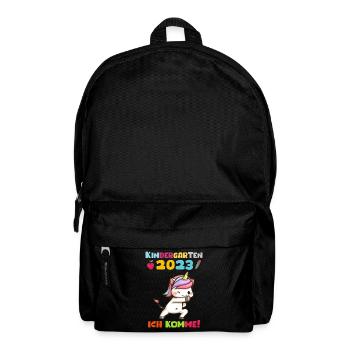 Kindergarten 2023 Ich Komme Jungen Kita Geschenk - Rucksack - Schwarz - Vorne