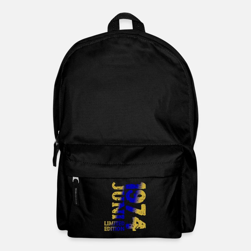 1974 Juni Limited Edition Geburtstag Geschenk - Rucksack - Schwarz