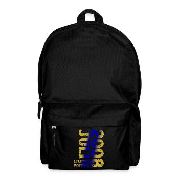 2008 Juli Limited Edition Geburtstag Geschenk - Rucksack - Schwarz - Vorne