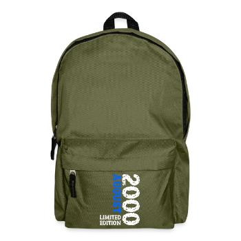 2000 August Limited Edition 23. Geburtstag Outfit - Rucksack - Olivgrün - Vorne