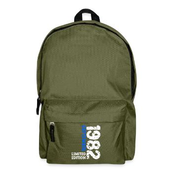 1982 September Limited Edition 41. Geburtstag Deko - Rucksack - Olivgrün - Vorne