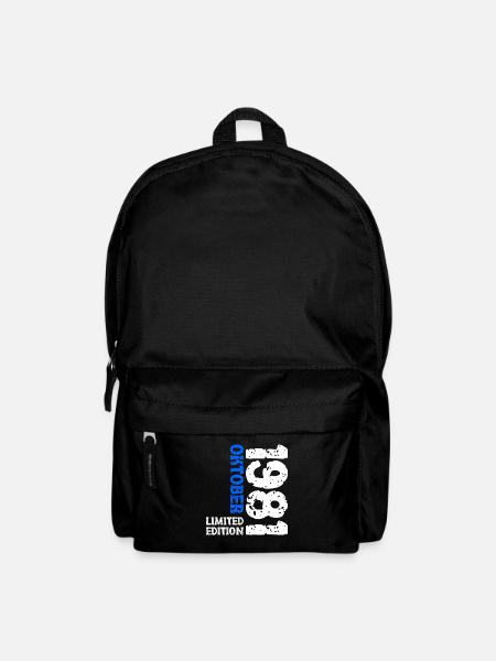 1981 Oktober Limited Edition 42. Geburtstag Deko - Rucksack - Schwarz