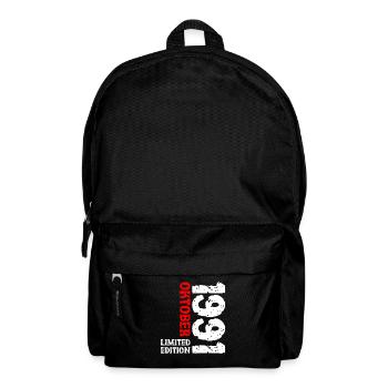 1991 Oktober Limited Edition 32. Geburtstag Deko - Rucksack - Schwarz - Vorne
