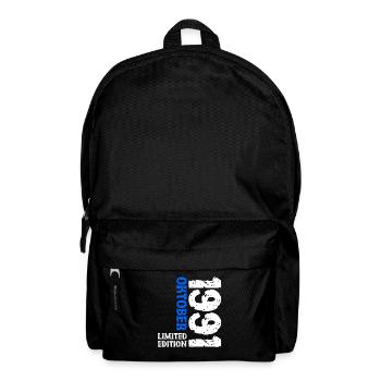 1991 Oktober Limited Edition 32. Geburtstag Deko - Rucksack - Schwarz - Vorne