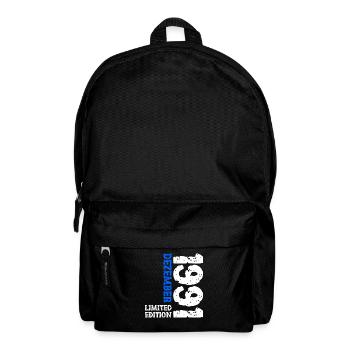 1991 Dezember Limited Edition 32. Geburtstag Deko - Rucksack - Schwarz - Vorne