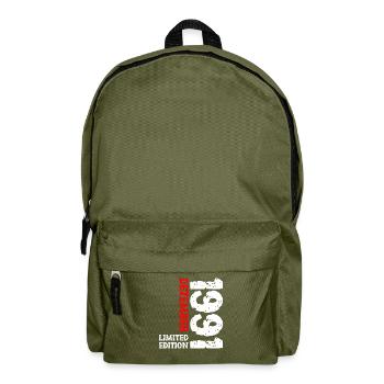1991 Dezember Limited Edition 32. Geburtstag Deko - Rucksack - Olivgrün - Vorne