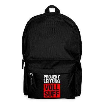 Bier Saufen Shirt Damen Herren Feiern Partnerlook - Rucksack - Schwarz - Vorne