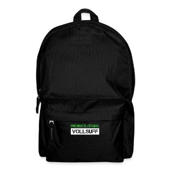 Bier Saufen Shirt Damen Herren Feiern Partnerlook - Rucksack - Schwarz - Vorne