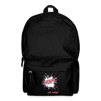 Nope not today - Rucksack - Schwarz - Vorne