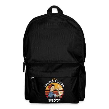 Rétro Année de naissance 1977 Vintage Anniversaire 1977 - Sac à dos - noir - Devant
