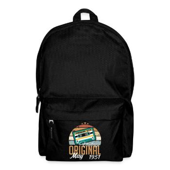 Mai 1951 Geburtstagsgeschenk 1951 Mai - 1951 Mai - Rucksack - Schwarz - Vorne