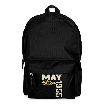 May 1955 Birthday May 1955 Gift May 1955 May - Backpack - black - Front