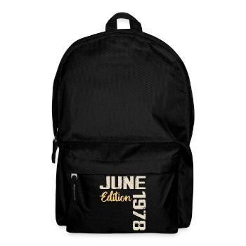 Né(e) en Juin 1978 Cadeau Juin 1978 Anniversaire - Sac à dos - noir - Devant