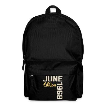 Né(e) en Juin 1968 Cadeau Juin 1968 Anniversaire - Sac à dos - noir - Devant