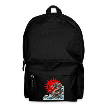 Lucky Dragon - Backpack - black - Front