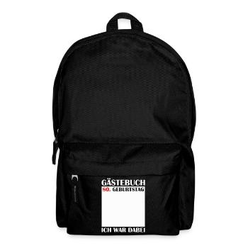 80th Birthday Women's 80th Anniversary Men's Gift - Backpack - black - Front