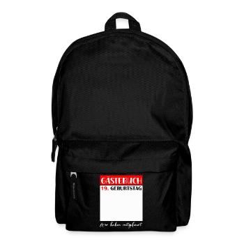 19. Geburtstag Frauen 19 Jahre Männer Geschenk - Rucksack - Schwarz - Vorne