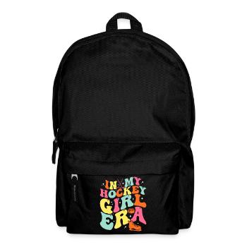 In My Hockey Girl Era Tees Retro Game Day Hockey - Backpack - black - Front