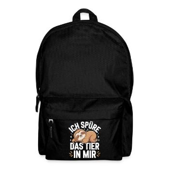 Sloth Sloths Animal Sleeping Lazy - Backpack - black - Front