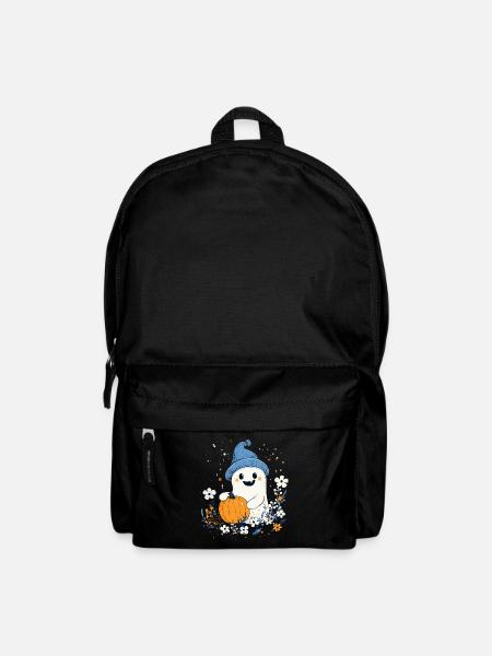 Halloween Geist Geschenk Frauen Männer Kinder Deko - Rucksack - Schwarz