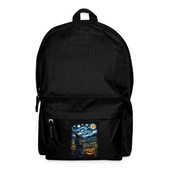 Halloween Cadeau Femmes Sorcière Hommes Enfants Décoration - Sac à dos - noir - Devant