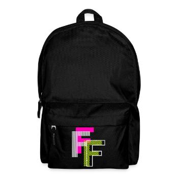 F Letter - Backpack - black - Front
