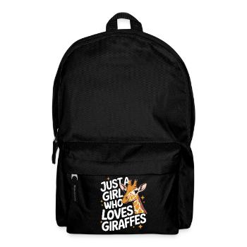 Giraffe Animal Africa Giraffes - Backpack - black - Front