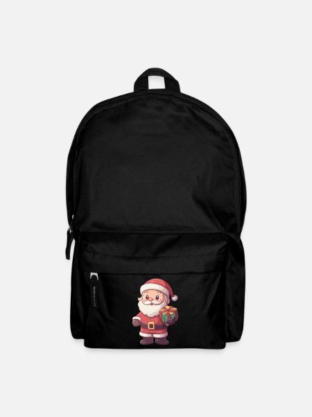 Santa Claus Women Men Children Christmas - Backpack - black