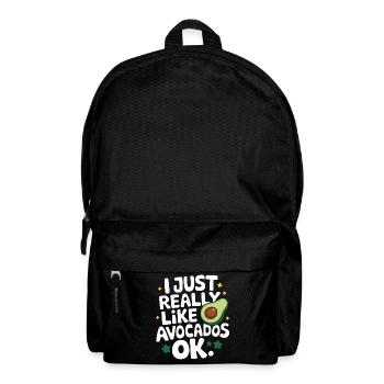 Avocado Essen Guacamole Vegan - Rucksack - Schwarz - Vorne